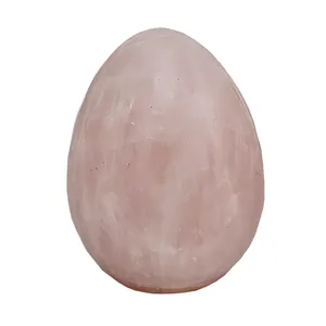 سنگ راف مدل تخم مرغ رز کوارتز کد 10-51