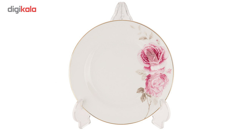 سرویس 102 پارچه چینی زرین ایران سری ایتالیا اف مدل Rose Flower درجه عالی سرویس 102 پارچه چینی زرین ایران سری ایتالیا اف مدل Rose Flower درجه عالی