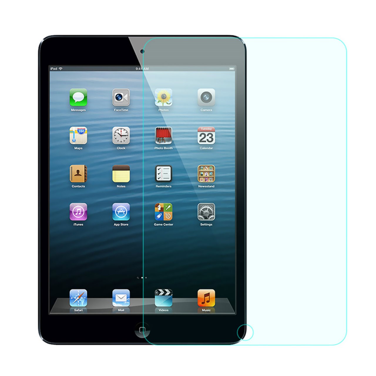 محافظ صفحه نمایش شیشه ای تمپرد مناسب برای تبلت اپل iPad 2