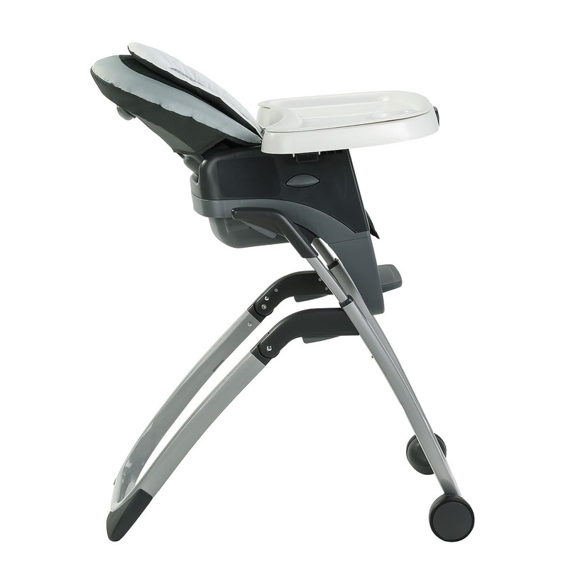 صندلی غذاخوری کودک گراکو مدل high chair duodiner dlx patchwork grey 6in1