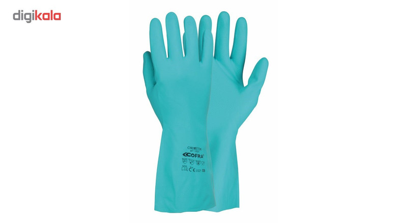 دستکش ایمنی ضد اسید کفرا مدل CHEMITEK