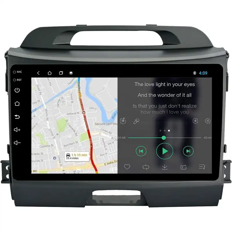 پخش کننده تصویری خودرو مدل Burmester مناسب برای اسپرتیج