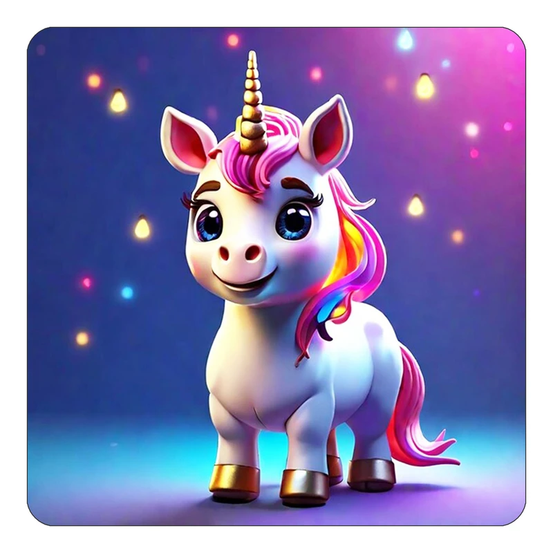 مگنت کاکتی طرح اسب تک شاخ و یونیکورن مدل mp30769