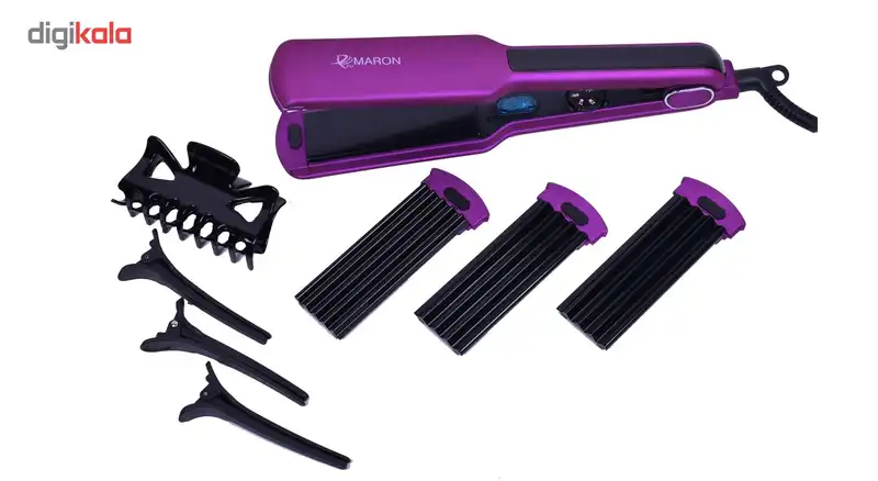 اتو مو تیتانیوم چهار کاره حرفه ای پرومارون مدل RL-1109