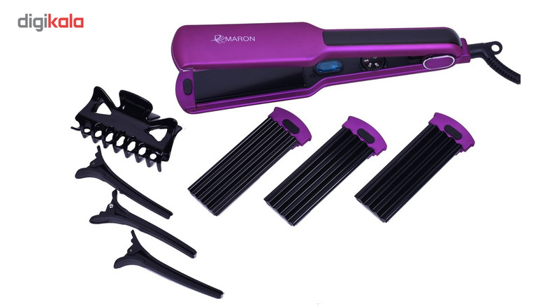 اتو مو تیتانیوم چهار کاره حرفه ای پرومارون مدل RL-1109