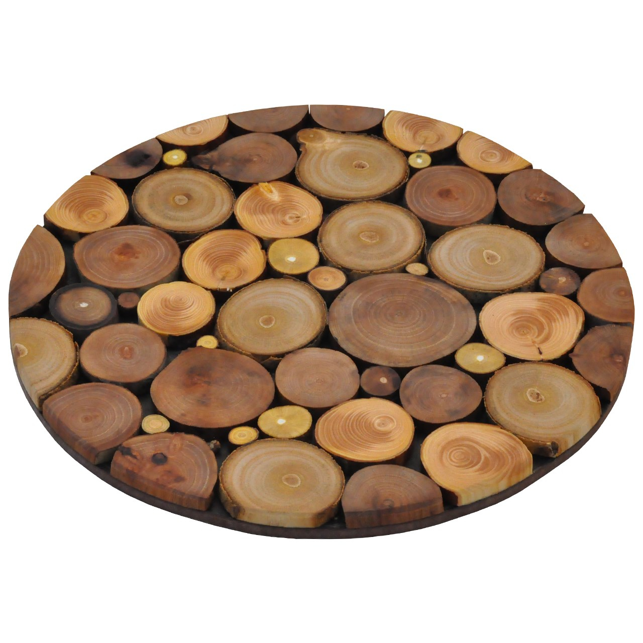 زیربشقابی و زیرقابلمه ای چوبی WeWood طرح دایره ای
