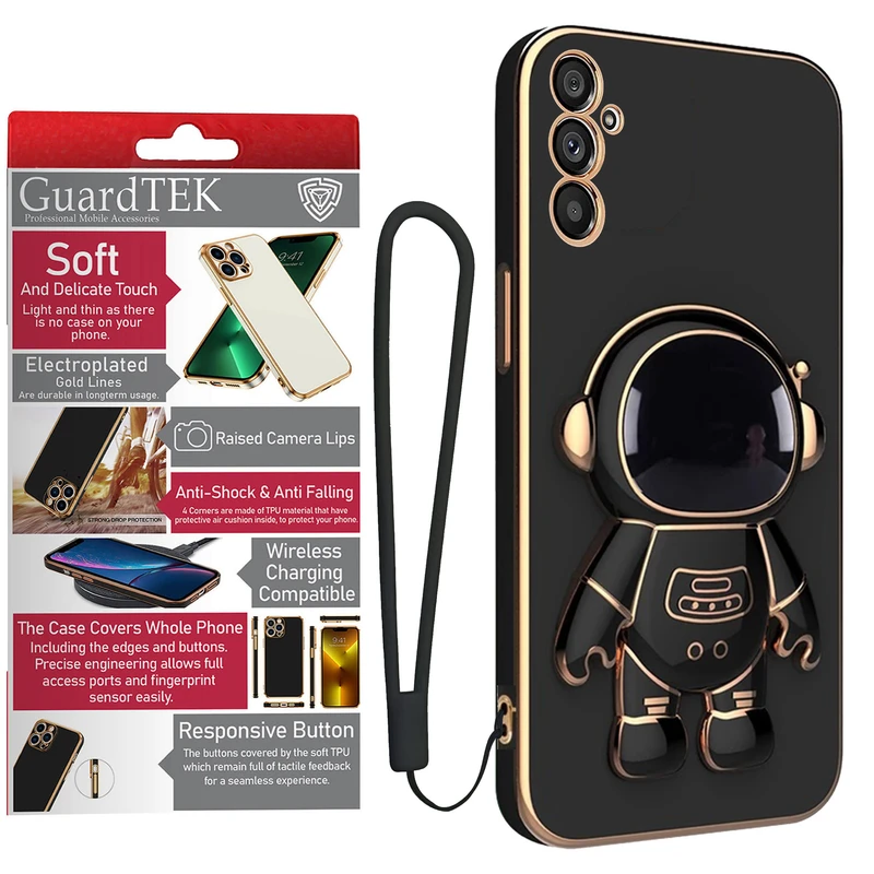 کاور گاردتک آساک مدل Astronaut Strap مناسب برای گوشی موبایل سامسونگ Galaxy S24 به همراه بندآویز