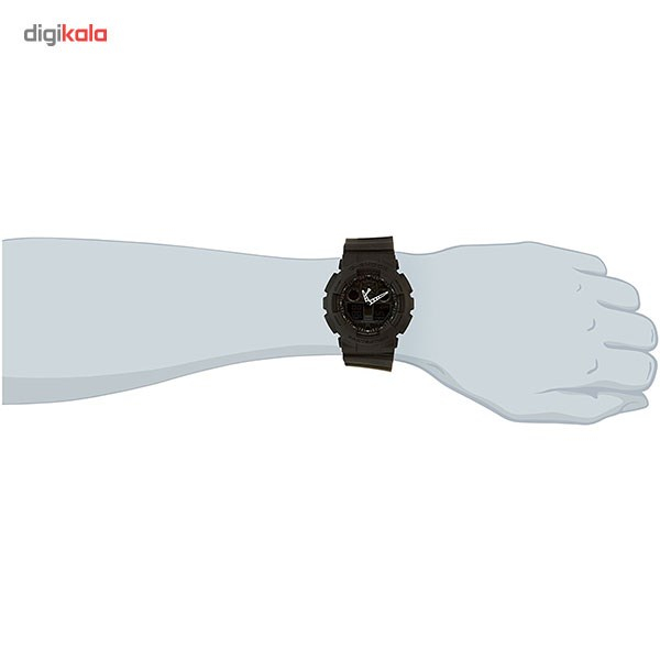 ساعت مچی عقربه ای مردانه کاسیو مدل GA-100-1A1DR