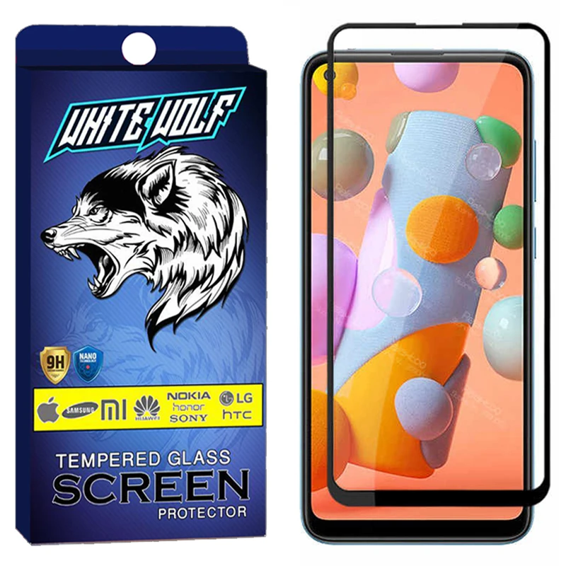 محافظ صفحه نمایش وایت ولف مدل WGF2 مناسب برای گوشی موبایل سامسونگ Galaxy A21S