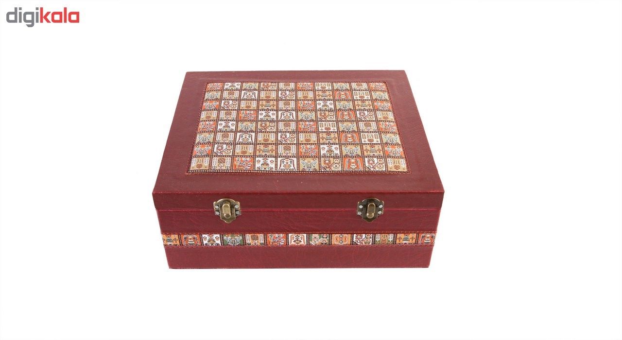 جعبه چرمی طهرانی طرح 1 کد 191006