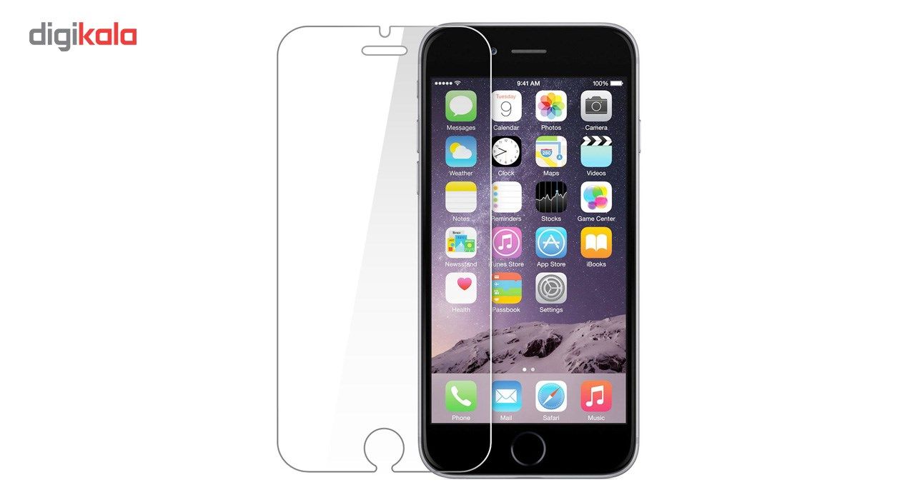محافظ صفحه نمایش شیشه ای تمپرد مناسب برای گوشی موبایل اپل iPhone 6/6S main 1 2