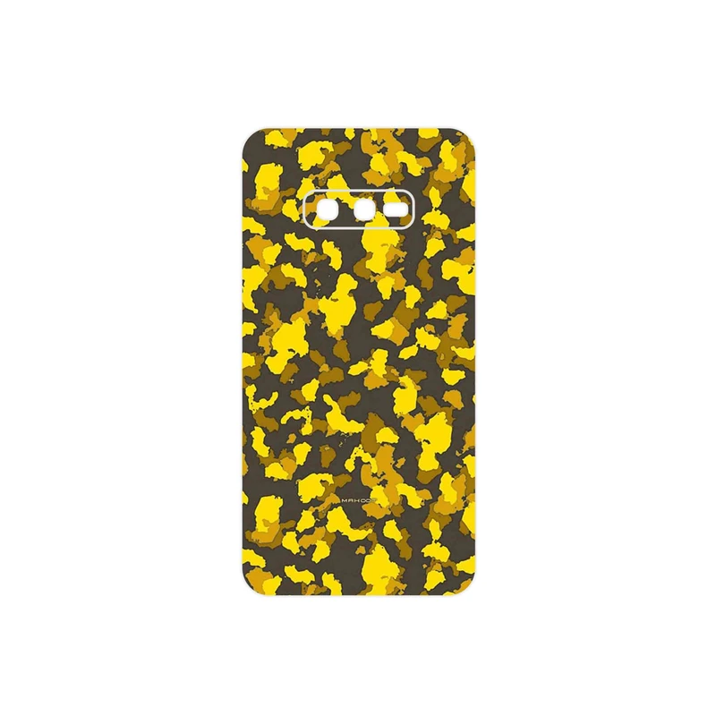 برچسب پوششی ماهوت مدل Yellow Infantry Army مناسب برای گوشی موبایل سامسونگ Galaxy S10e