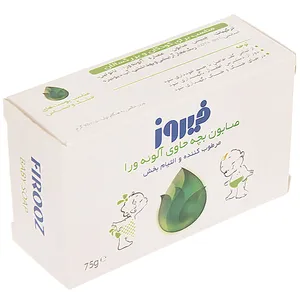 صابون بچه فیروز حاوی آلوئه ورا مقدار 75 گرم