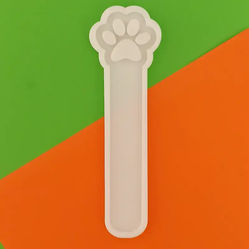 قالب رزین مدل بوک مارک طرح پنجه سگ کد BK-RD1