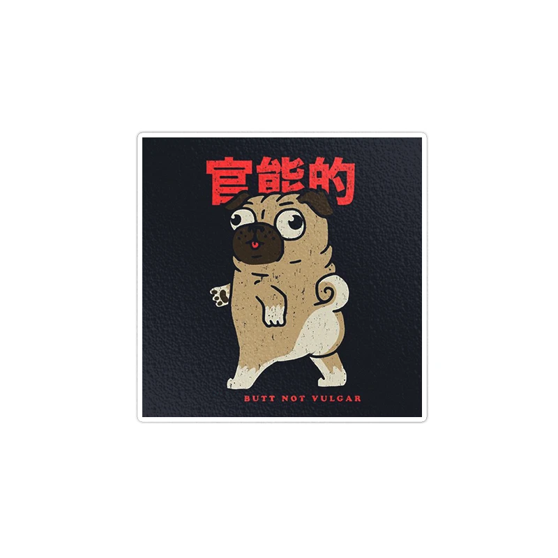 استیکر لپ تاپ ویندی دیزاین طرح dog مدل 1416