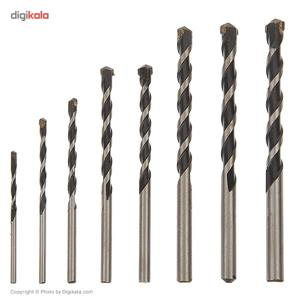 مجموعه 8 عددی مته الماسه آلپینوکس مدل Beton3-10