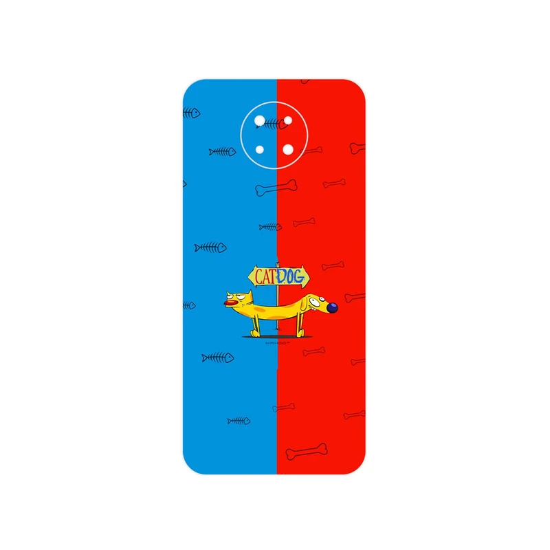 برچسب پوششی ماهوت مدل CatDog مناسب برای گوشی موبایل نوکیا G10