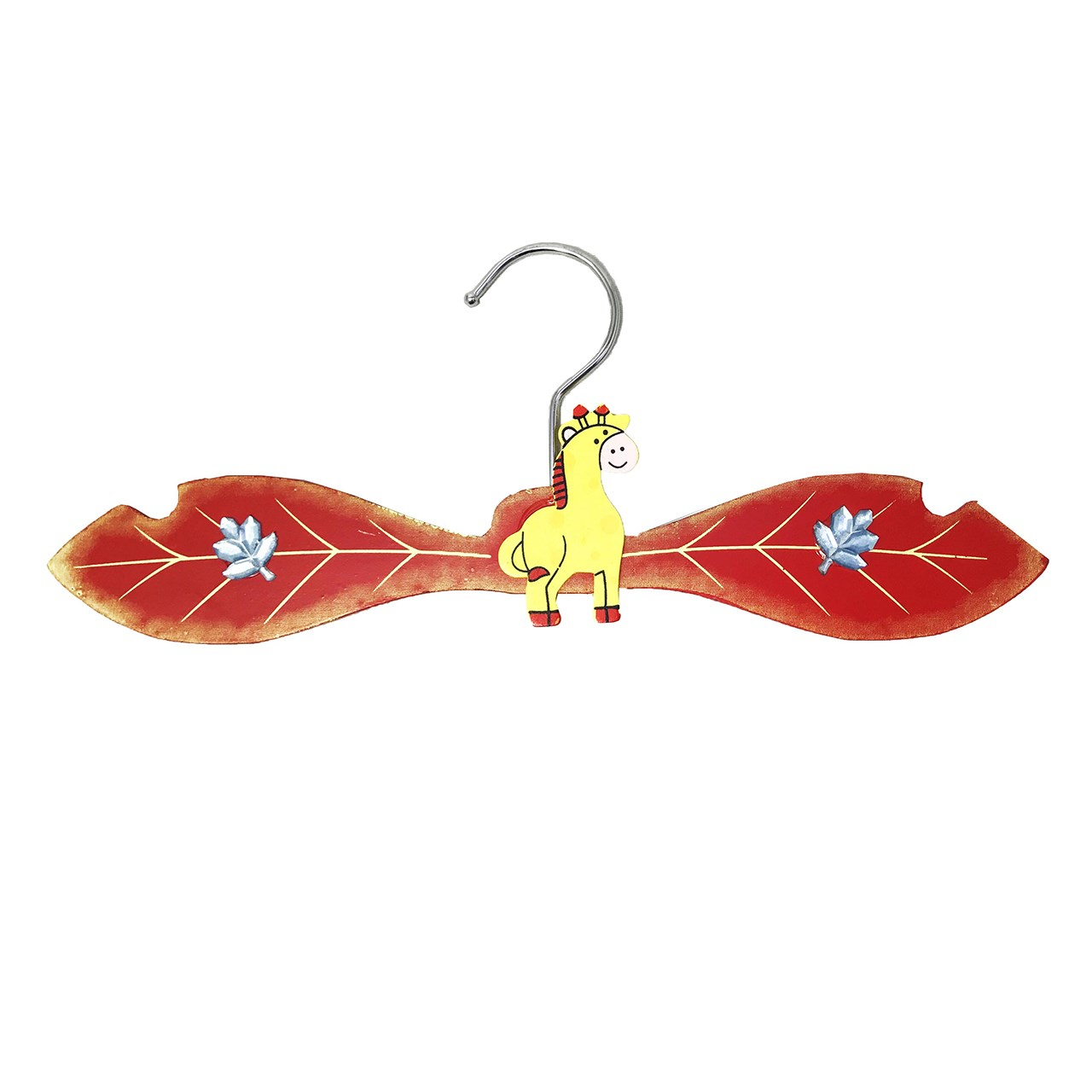 چوب لباسی کودک ایرسا طرح زرافه مجموعه 3 عددی