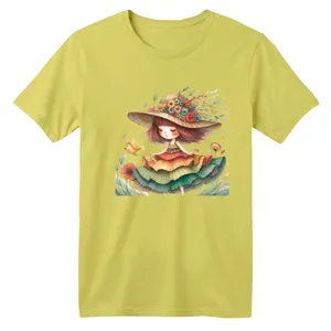 تی شرت آستین کوتاه بچگانه مدل دخترک کد 5