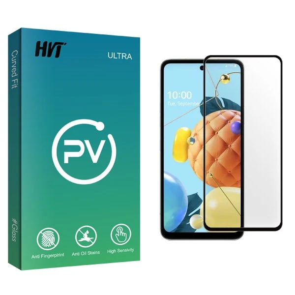 محافظ صفحه نمایش شیشه ای اچ وی تی مدل PV مناسب برای گوشی موبایل ال جی K62