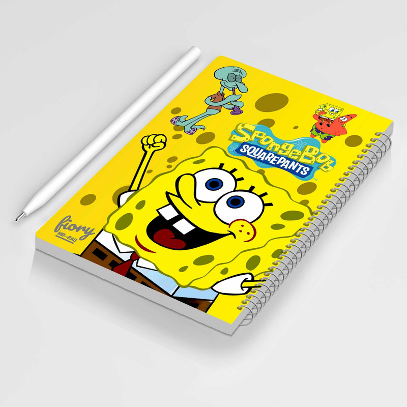 دفتر نقاشی مستر راد مدل باب اسفنجی طرح فانتزی کد fiory 1837