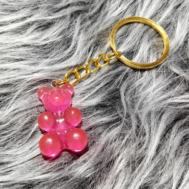 جاکلیدی دخترانه مدل خرس پاستیلی