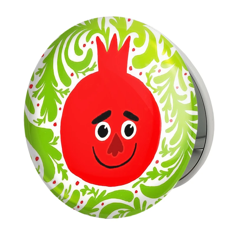 آینه جیبی خندالو طرح شب یلدا مدل تاشو کد 20411 