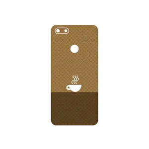 MAHOOT Minimal Cup of Coffee Icon Cover Sticker for Motorola Moto E6 Play