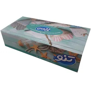 دستمال کاغذی 100 برگ تنو مدل قلب 01 بسته 48 عددی