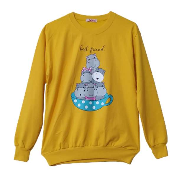 سویشرت زنانه مدل فنجان کد 1117