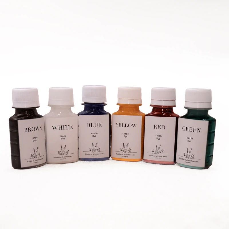 رنگ شمع مدل مایع حجم ۶۰ میلی لیتر بسته ۶ عددی