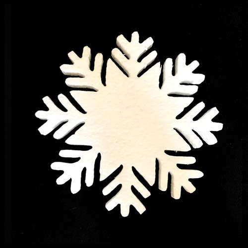 دکوری مدل دانه برف یونولیتی کد 430 بسته 50 عددی