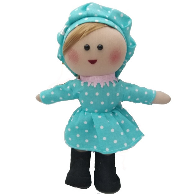 عروسك دختر طرح روسي كد 2 ارتفاع 20 سانتي متر