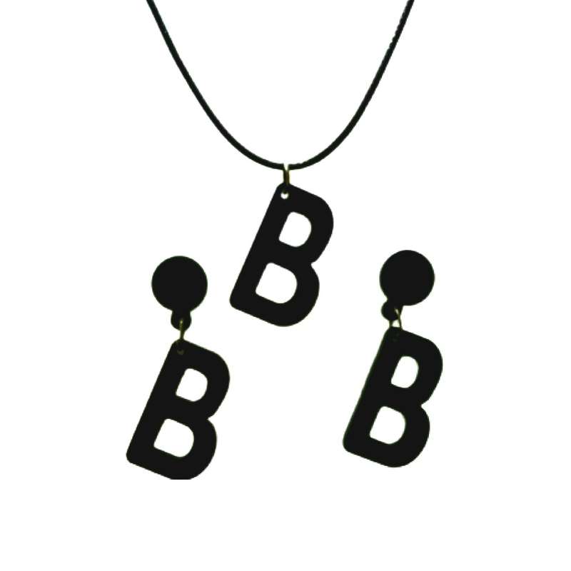 نیم ست دخترانه مدل حروف انگلیسی طرح B