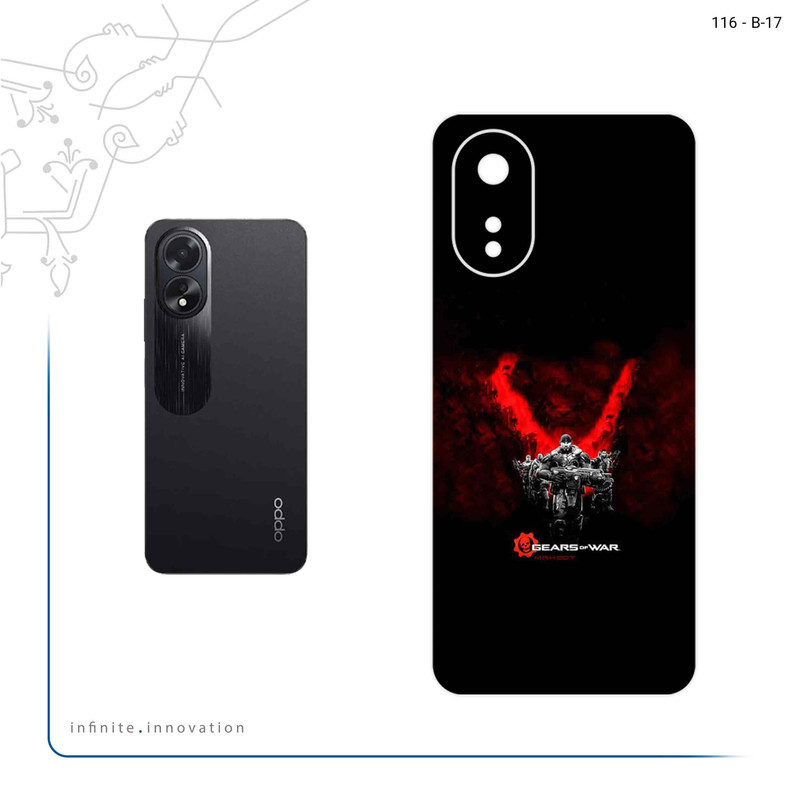 برچسب پوششی ماهوت مدل GEARS_OF_WAR مناسب برای گوشی موبایل اپو A38
