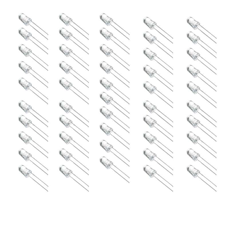 دیود لامپ ال ای دی مدل 5mm RGB کد 72 بسته 50 عددی