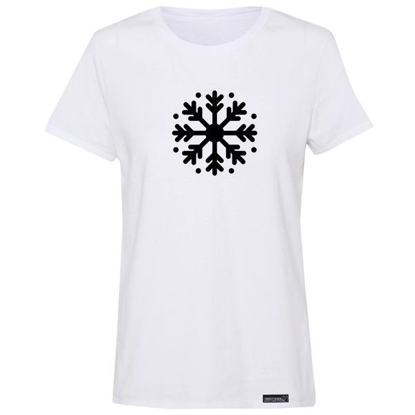 تی شرت آستین کوتاه زنانه 27 مدل برف کد RN515