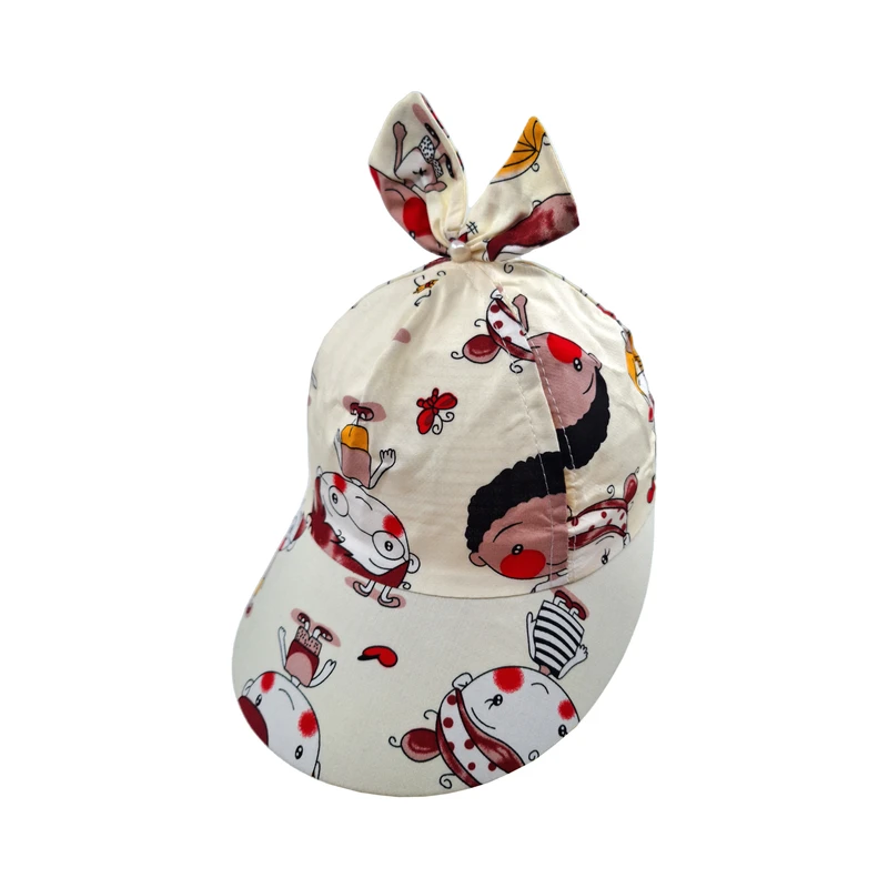 کلاه کپ دخترانه مدل عروسکی کد 1583