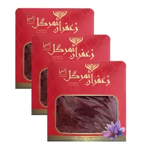 زعفران سرگل اعلاء ثمر گل - ۵ گرم بسته ۳ عددی