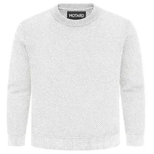 پلیور یقه گرد مردانه موتارد مدل کج راه