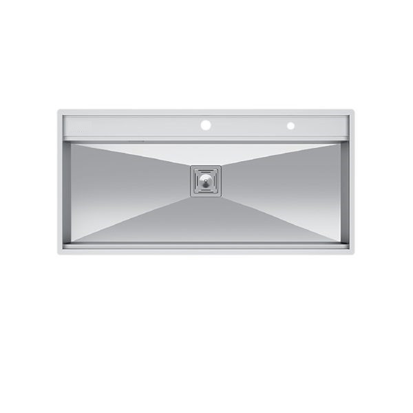 سینک ظرفشویی استیل توکار یک لگنه مدل D104A