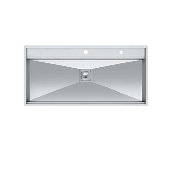 سینک ظرفشویی استیل توکار یک لگنه مدل D104A سینک ظرفشویی استیل توکار یک لگنه مدل D104A