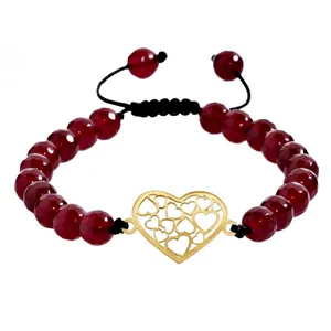 دستبند نقه زنانه طرح قلب مدل 1598