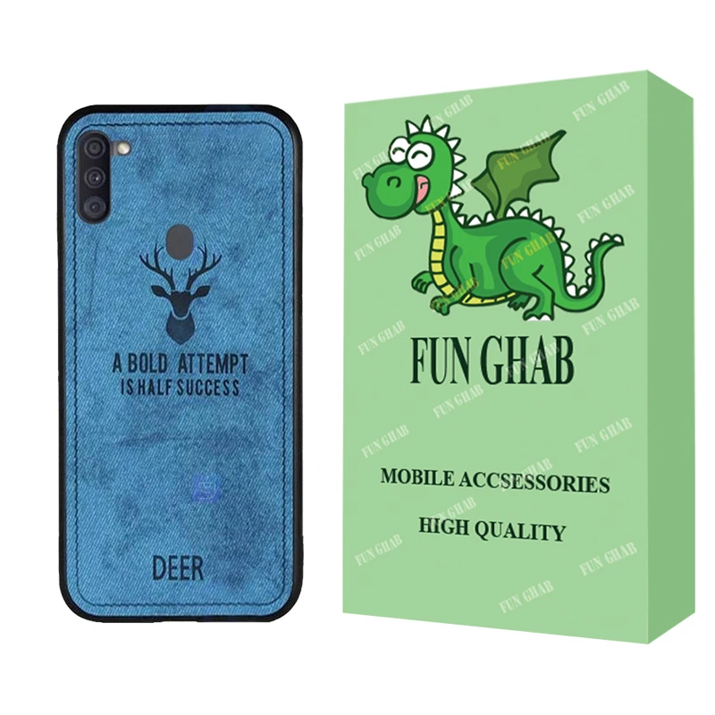 کاور فان قاب مدل گوزنی مناسب برای گوشی موبایل سامسونگ Galaxy A11