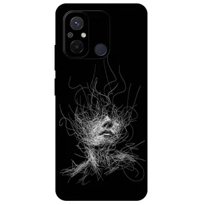 Megafone Face Sketch 7423 Cover For Xiaomi Redmi 12C