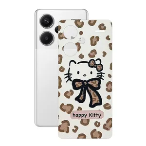 Remax cover sticker Leth model hello kitty design suitable for Xiaomi Redmi Note 13 Pro Plus mobile phone