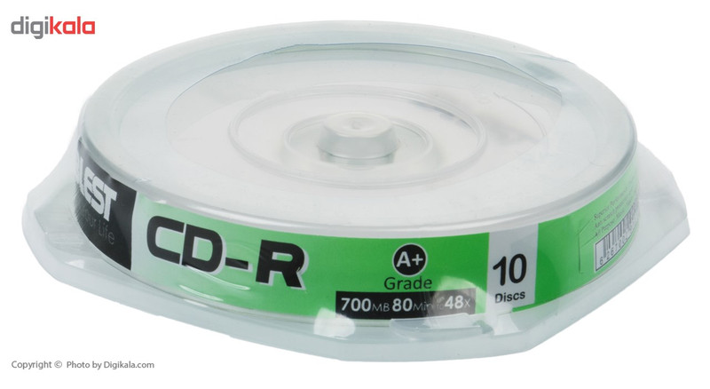 سی‌ دی خام بلست مدل CD-R - بسته 10 عددی