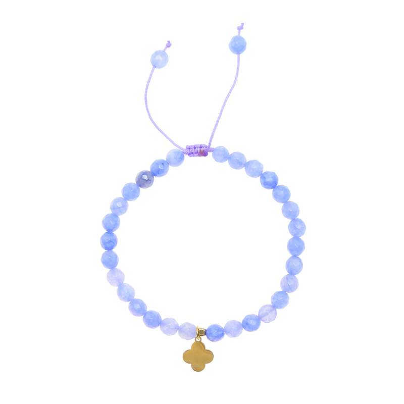 دستبند زنانه دلنار گالری مدل سنگ جید و ونکلیف دستبند زنانه دلنار گالری مدل سنگ جید و ونکلیف