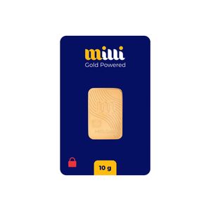 شمش طلا 18 عیار میلی گالری مدل BL0001 - 10G