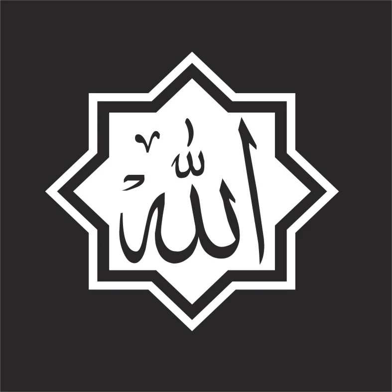 برچسب بدنه خودرو لیزارد مدل مذهبی طرح الله کد LIZD001
